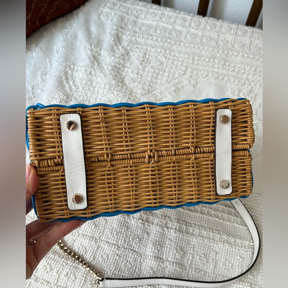 KATE SPADE Romy Wicker Medium Top-handle Bag - Picture 9 of 13